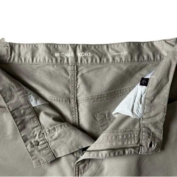 MICHAEL KORS Classic Fit Khaki Stone Size 34 - Picture 9 of 9